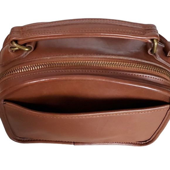 Vintage coach G6C-9991 leather lunch bag shoulder bag handbag brown - Picture 10 of 16